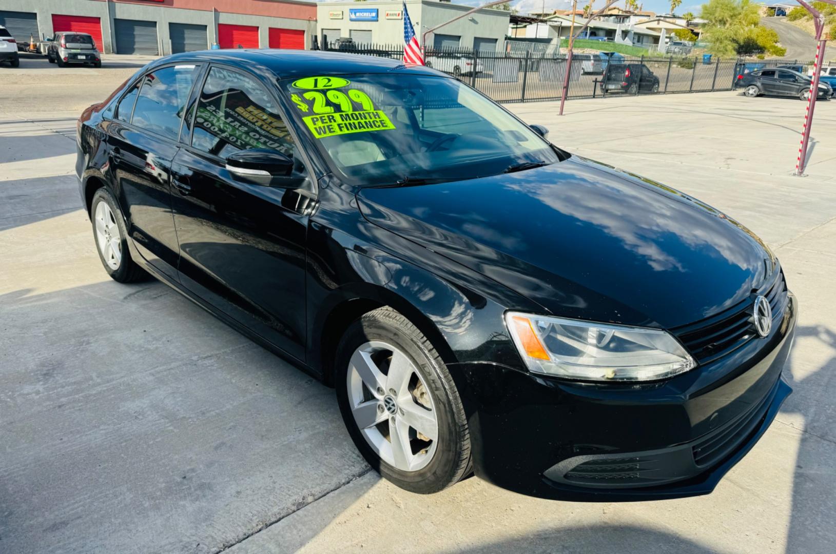 2012 Black Volkswagen Jetta (3VWLL7AJXCM) , located at 2190 Hwy 95, Bullhead City, AZ, 86442, (928) 704-0060, 0.000000, 0.000000 - Photo#13